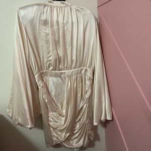 Ivory Satin Dress